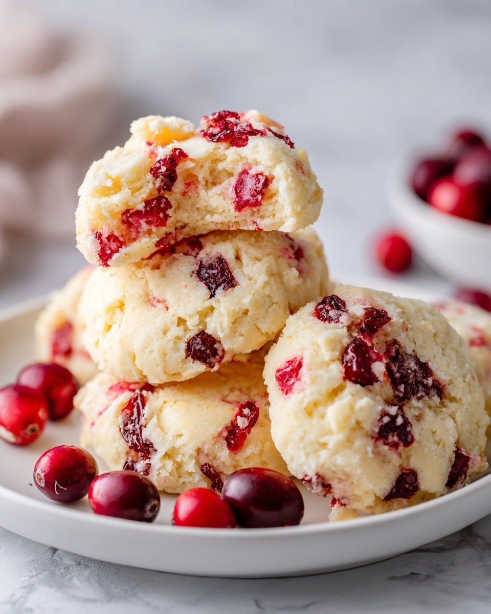 Cranberry Orange Shortbread Cookies Recipe - Recipe Image — Cranberry Orange Shortbread Cookies, festive shortbread cookies, cranberry orange holiday cookies, easy cranberry orange cookies, buttery citrus cookies
