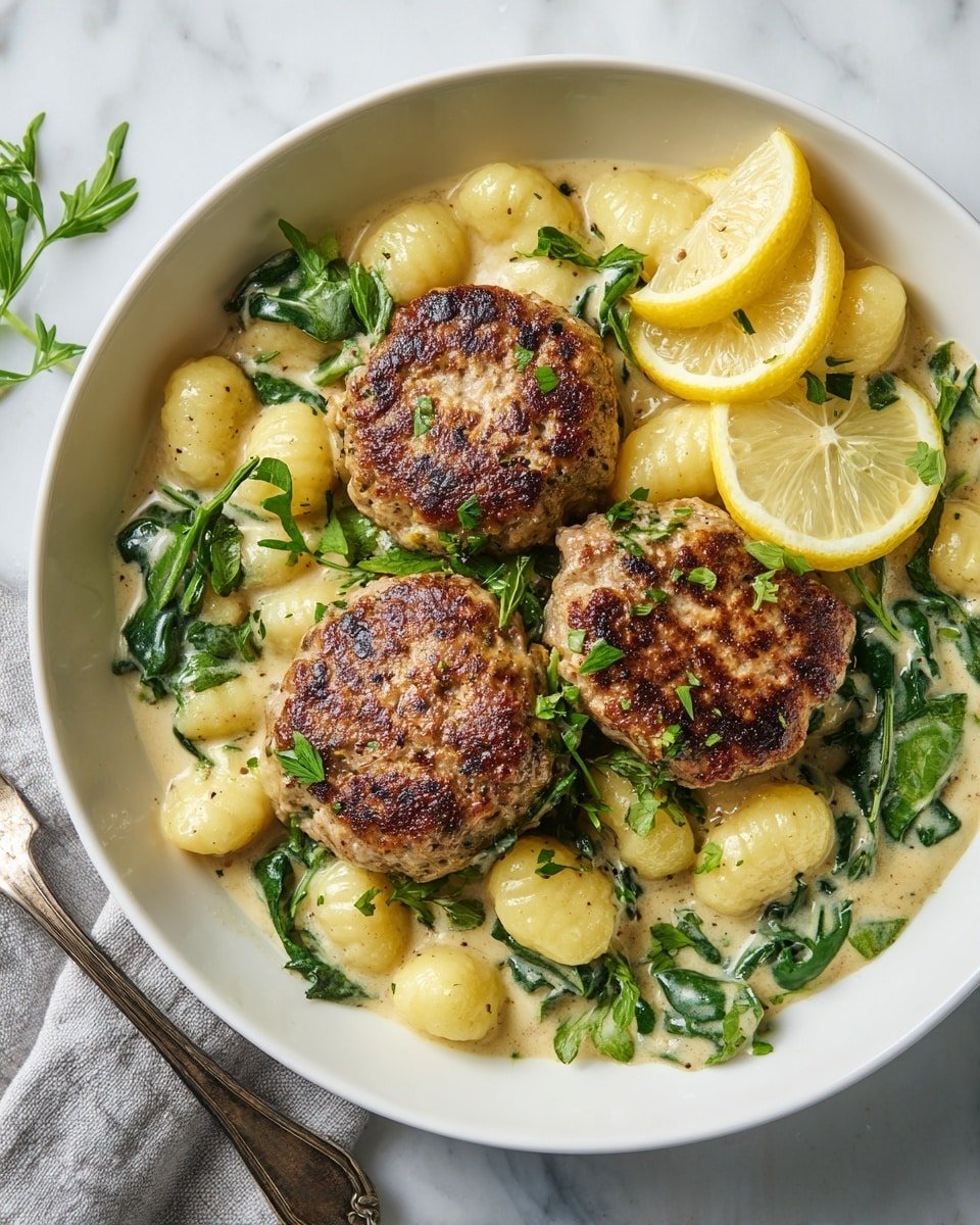 Lemon Chicken Gnocchi: Creamy One-Pot Dinner Delight Recipe - Recipe Image — Lemon Chicken Gnocchi, creamy one-pot dinner, easy chicken gnocchi recipe, lemon chicken pasta, cozy weeknight dinner