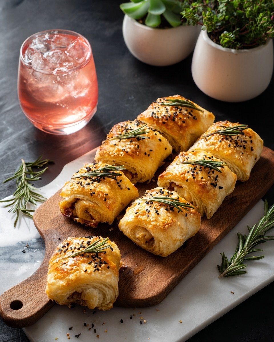 Cranberry and Brie Filo Crackers Recipe - Recipe Image — Cranberry and Brie Filo Crackers, cranberry and brie appetizer, festive filo crackers, holiday cheese bites, easy party appetizer