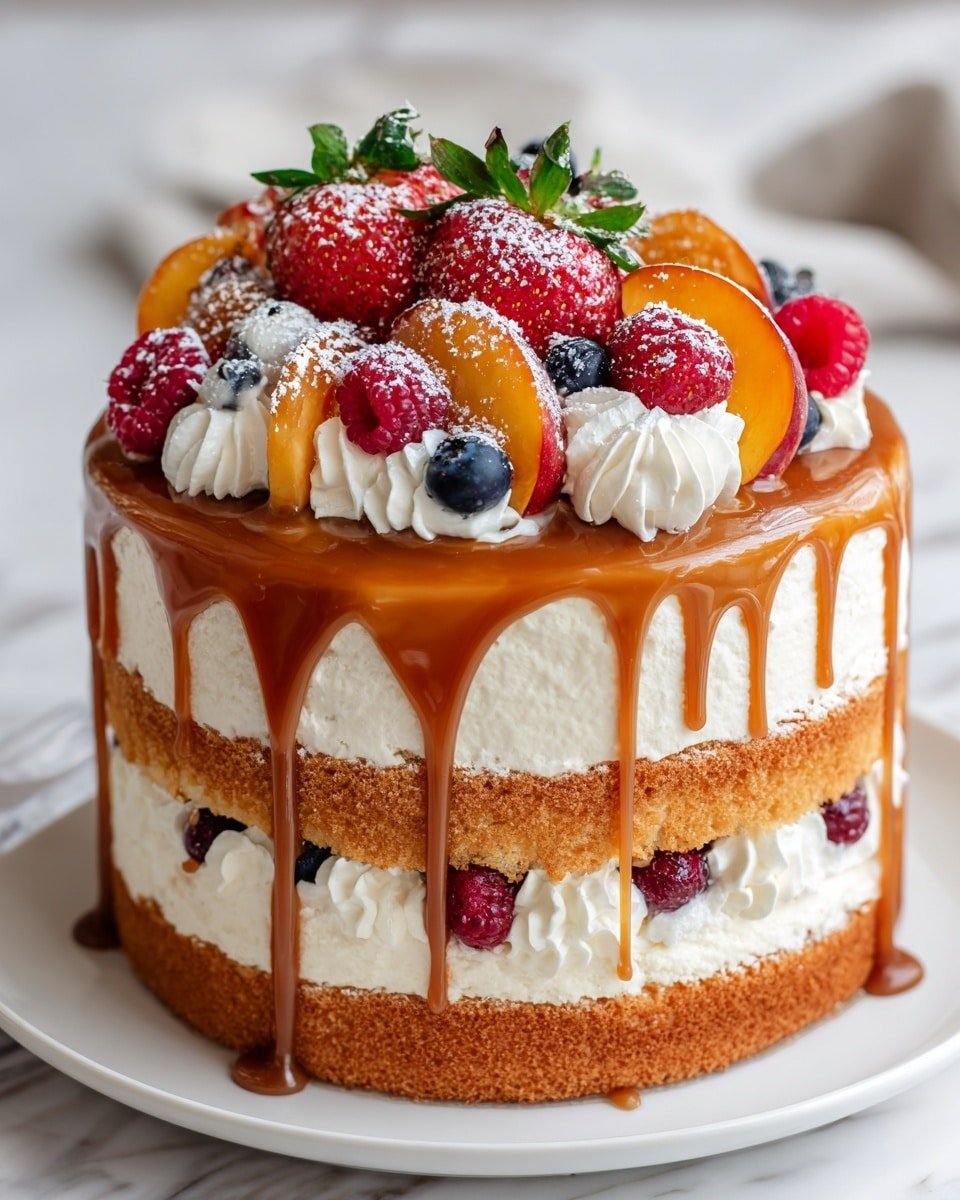 Heaven on Earth Cake: A Dreamy No-Bake Delight Recipe - Recipe Image — Heaven on Earth Cake, no-bake layered dessert, easy summer cake, quick celebration cake, dreamy no-bake dessert