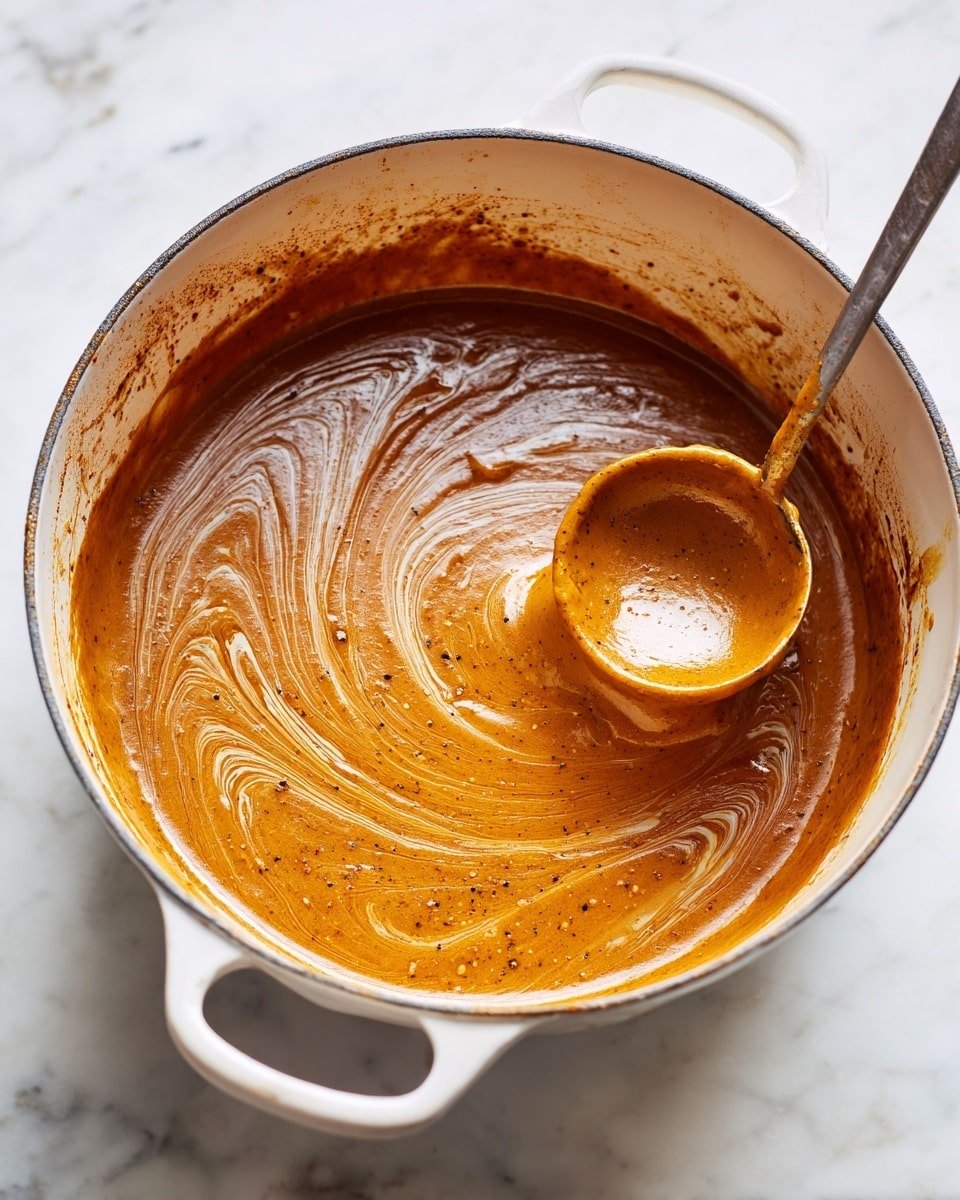 Spicy Chorizo Pumpkin Soup Recipe - Recipe Image — Spicy Chorizo Pumpkin Soup, spicy pumpkin soup with chorizo, easy spicy pumpkin soup recipe, cozy pumpkin soup with smoky chorizo, flavorful spicy pumpkin soup